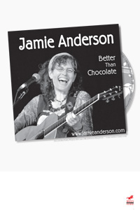 poster of jamie anderson's cd better than chocolate